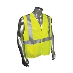 XL HI VIS GREEN CLASS2 FR SAFETY VEST