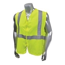 5XL HI-VIS GRN MODACRYLIC MESH FR VEST