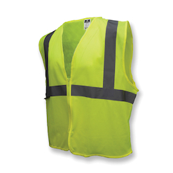 2XL/3XL HI-VIS GRN ECON VEST