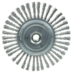 6IN RN JR ROOT BRUSH .020 SS 5/8-11