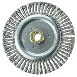 6IN RN JR ROOT BRUSH .020 SS 5/8-11
