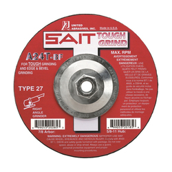9x1/4x5/8-11 A24T TY27 GRINDING WHEEL
