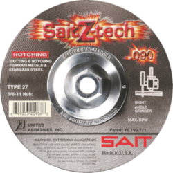 DT 4-1/2x.090x5/8-11 Z-TECH
