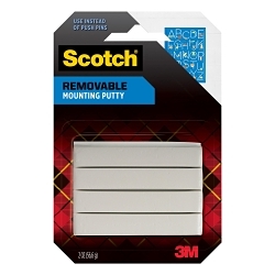 3M 2OZ WHT 860S REMOVABLE MOUNTING PUTTY