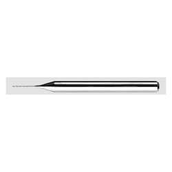 0.37 MM 2FL CARBIDE DRILL