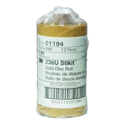 3M 5IN P180A STIKIT GOLD DISC ROLL