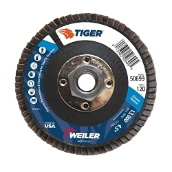 4-1/2IN TIGER FLAT PHEN 120Z 5/8-11NUT