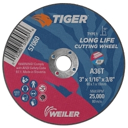 3X1/16 TIGER AO CUT-OFF A36T 3/8 AH