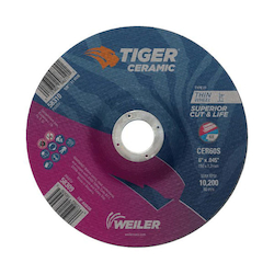 6INx.045IN T27 7/8AH TIGER CERAMIC WHEEL