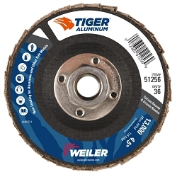4-1/2 TIGER ALUM FLAT 36Z 5/8-11 NUT