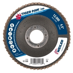 4-1/2 TIGER PAW FLAT 36Z 7/8 AH