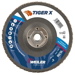 6IN TIGER X ANGLED 60Z 5/8-11 NUT