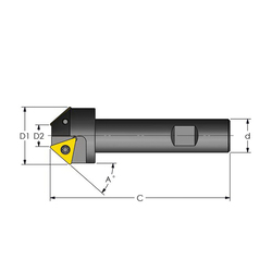 41DEG CHAMFER MILL CUTTER