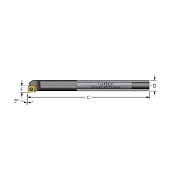 5/8x7 .770 MIN BORE HYBRID BORING BAR