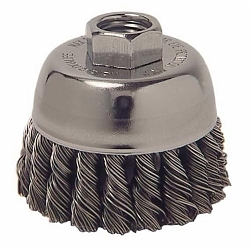 2-3/4IN VORTEC KNOT CUP .020 SS 5/8-11