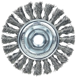 4IN WOLV KNOT WHEEL .014 STL