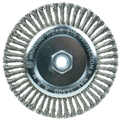 6IN WOLV KNOT WHEEL .020 STL