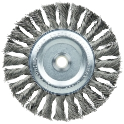 6IN WOLV KNOT WHEEL .014 STL