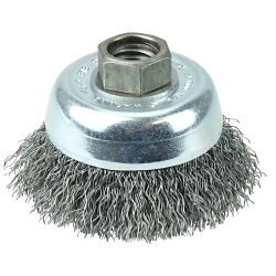3IN WOLV CRIMP CUP .014 STL 5/8-11 NUT