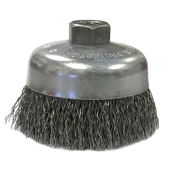 6IN WOLV CRIMP CUP .020 STL 5/8-11 NUT