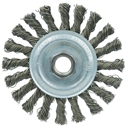4IN WOLV KNOT WHEEL .020 STL