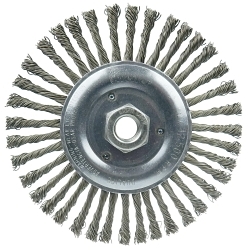 6IN WOLV KNOT WHEEL .020 STL