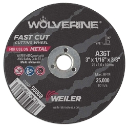 3X1/16 WOLVERINE CUT-OFF A36T 3/8 AH