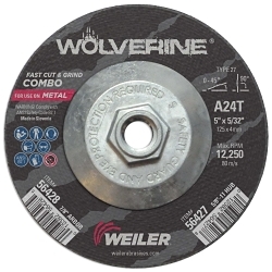 5INX1/8 WOLVERINE CUT/GRIND A24T 5/8-11