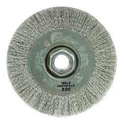 4IN .006 SS FILL CRIMP WIRE WHEEL