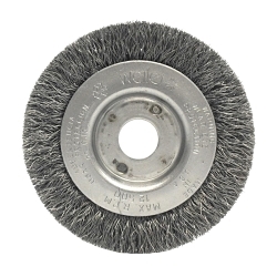 3IN .006 STL FILL CRIMP WIRE WHEEL