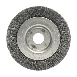 3IN .0118 STL FILL CRIMP WIRE WHEEL