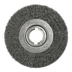 6IN NF CRIMP WHEEL .008 STL 1-1/4