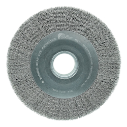 10IN WIDE FACED CRIMPED WIRE WHEEL