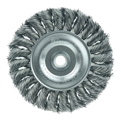 4IN STD KNOT WHEEL .0118 STL 1/2-3/8 AH