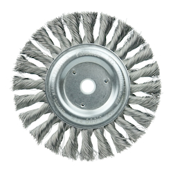 6IN STD KNOT WHEEL .0118 STL 5/8-1/2 AH