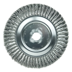 10IN STD KNOT WHEEL .014 STL 1-1/4 AH