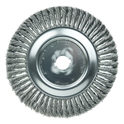 10IN STD KNOT WHEEL .016 STL 1-1/4 AH