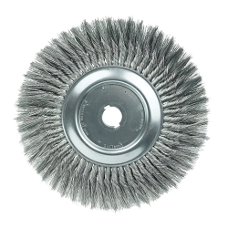 12IN STD KNOT WHEEL .014 STL 1-1/4 AH