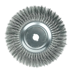 12IN STD KNOT WHEEL .016 STL 1-1/4 AH