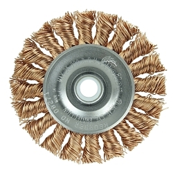 3IN STD KNOT WHEEL .020 BRZ 1/2-3/8 AH