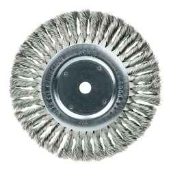 8IN STD KNOT WHEEL .0118 SS 5/8 AH