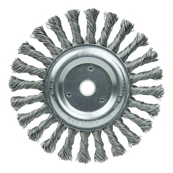 6IN CABLE KNOT WHEEL .023 STL 5/8-1/2 AH