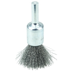 1/2IN CRIMP END BRUSH .006 STL VD