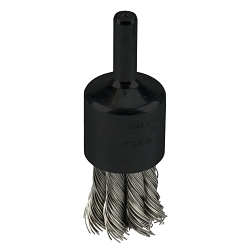 3/4IN KNOT END BRUSH .014 SS VD