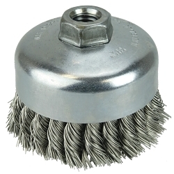 4IN KNOT CUP BRUSH .014 SS