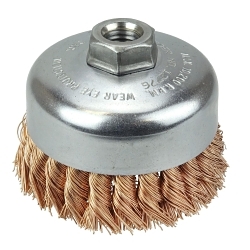 4IN KNOT CUP .020 BRONZE