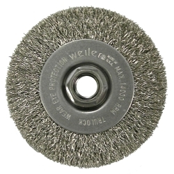 4IN NARROW CRIMP WHEEL .014 SS 5/8