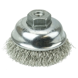 3-1/2 CRMP CUP .014 STAINLESS STL M10