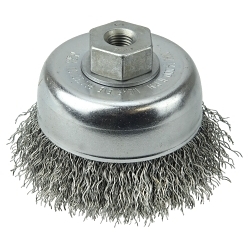 3IN CRIMP CUP .014 STL 3/8-24 NUT