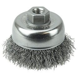 3IN CRIMP CUP .014 STL 1/2-13 NUT